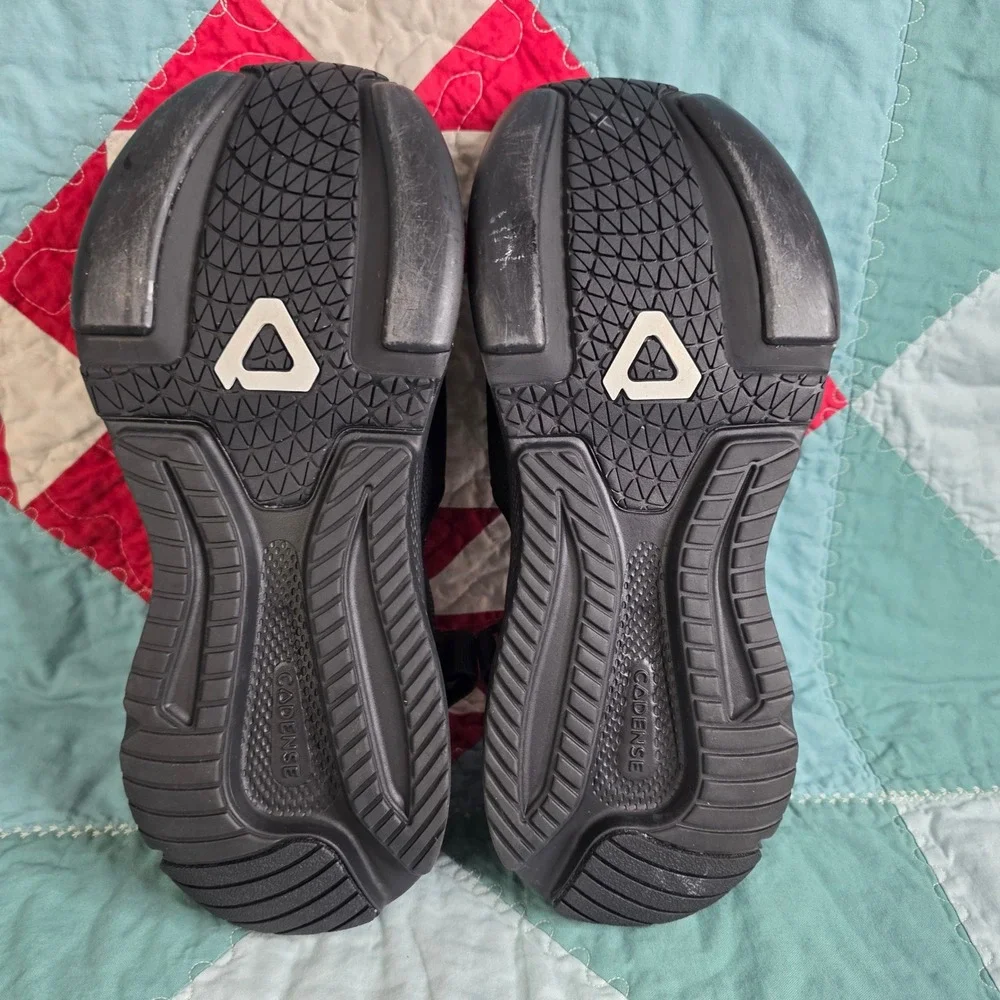 CADENSE Aerio Mens Sandal-Slide Hybrid Black AERIM10BLK US 10 Adaptive Walking